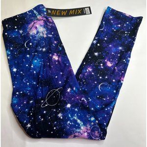Galaxy Planet Space Buttery Soft Boutique Leggings Kids Medium